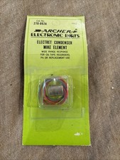 NOS Archer 270-092A Electret Condenser Mike Element, Radio Shack CB Radio Tape
