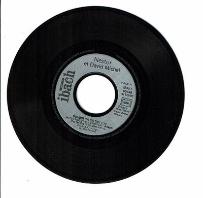 NESTOR & David MICHEL Vinyl 45T SP Disc DIS MOI DA DA - IBACH 60146 punki64