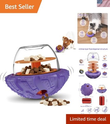 Interactive Dog Puzzle Toy for Smart, Dog Enrichment Toys to Keep Them Busy, ...
