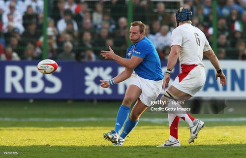 Ballon(No Maillot)De Rugby De Match De L'Italie Saison 2007/2008 - Photo 7/10