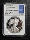 Beautiful 2025 W $1.00 American Eagle  Silver Dollar NGC Graded PF70 Ultra Cameo