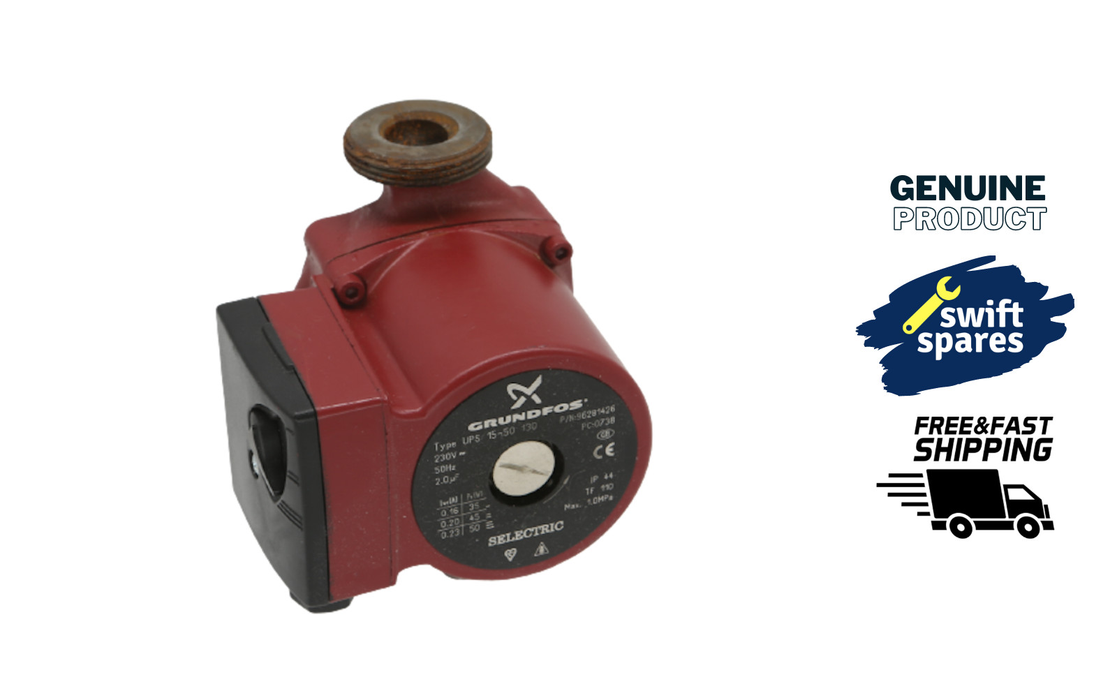 GRUNDFOS 96281426 UPS 15-50 130 Head Pump SELECTRIC NEW
