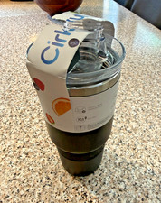 Cirkul 24oz On-The-Go StrawSip Carbonite Tumbler - NEW Black F1