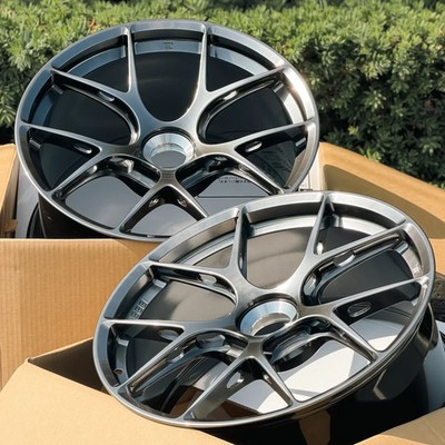 (set) BBS FI-R 20x9.5 +50, 20x12 +44 Centerlock Diamond Black Wheels for 991 GT3