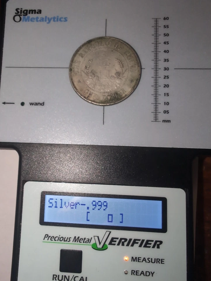 Moneda de dólar de plata China 1912 Li Yuanhong Sigma probada #LY02 Foto 4 de 4