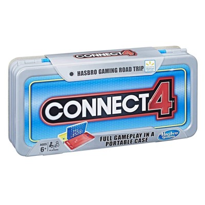Hasbro Gaming Connect 4 Road Trip Edition Portable Travel Game Ages 6 Plus