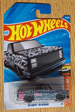 2026 Hot Wheels 1983 Chevy Silverado 42/250 Truckin Along JJJ13 Black