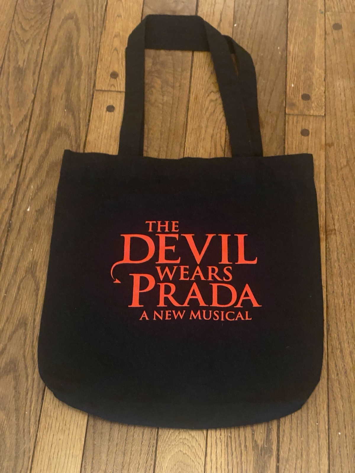 The Devil Wears Prada London Musical  Tote Promo Bag Lightweight Shopper Black thumbnail 4