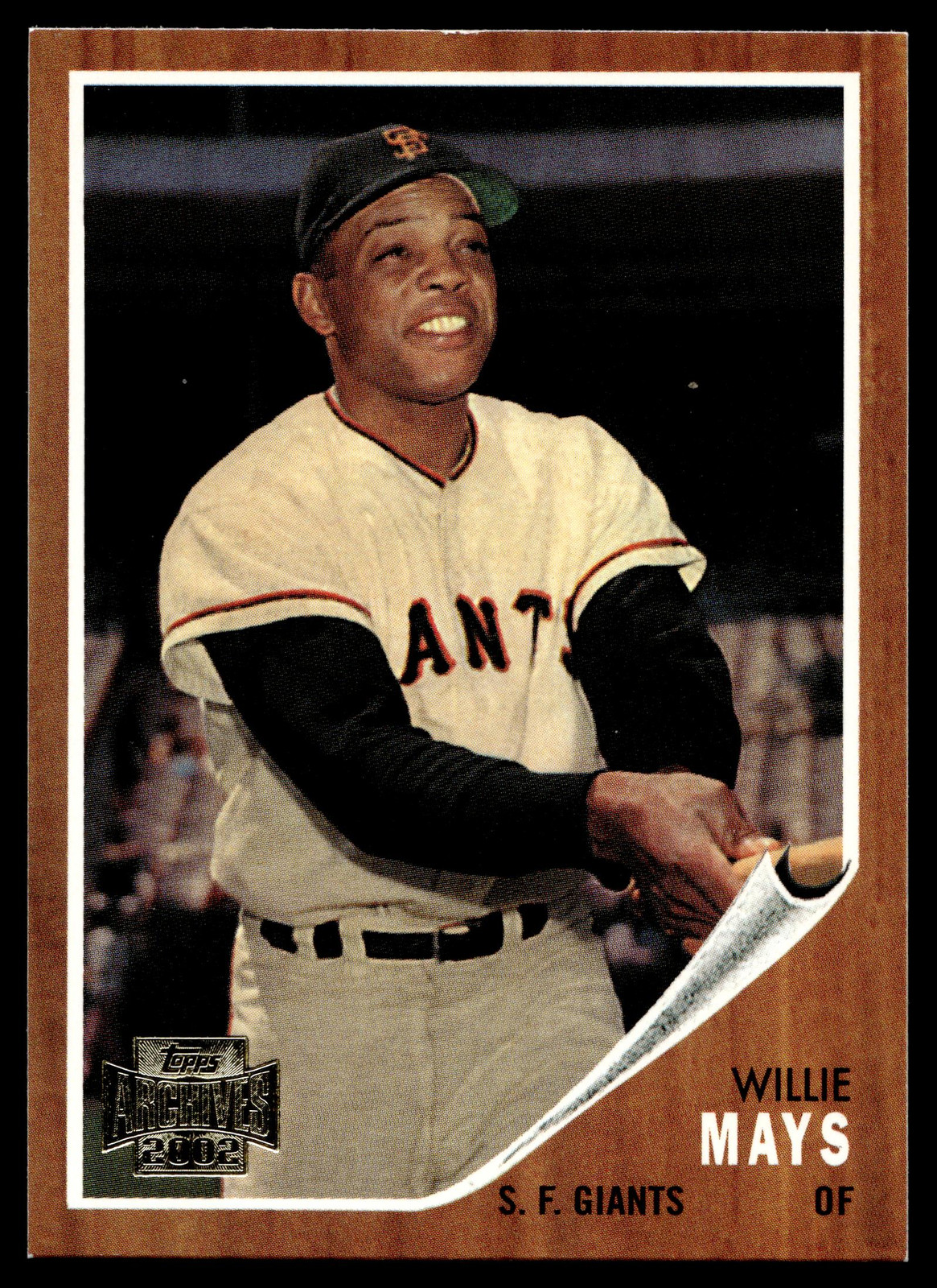 2002 Topps Archives #1 Willie Mays HOF