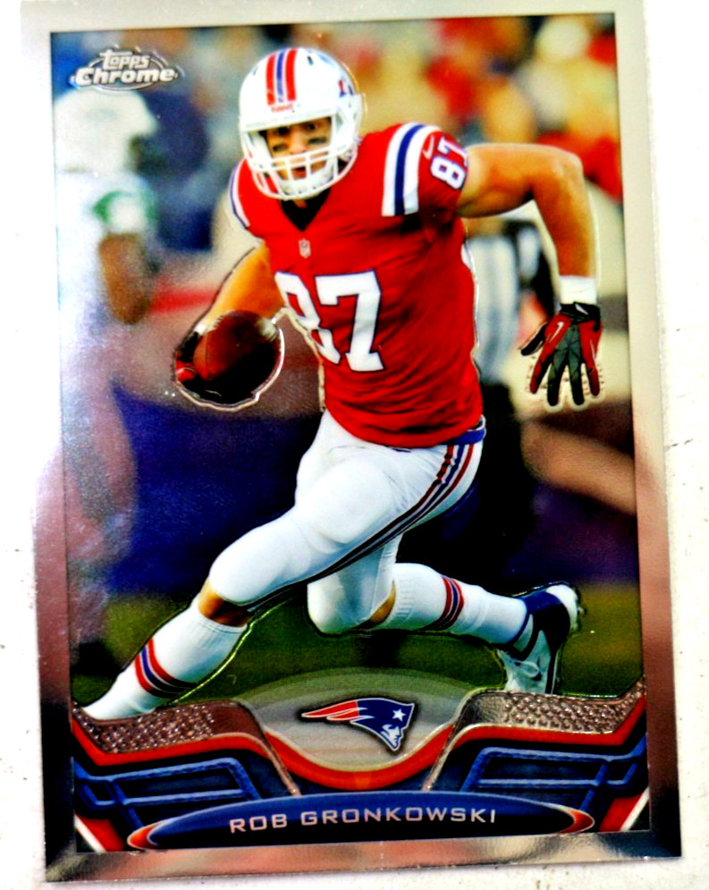 2013 Topps Chrome Refractors Rob Gronkowski Football Cards #35 Mint