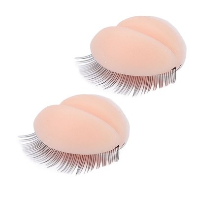 3 Pairs Eyelids For Mannequin Head Eyelash Extension Practice Removable Eyelids
