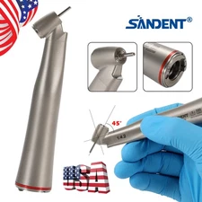 SANDENT Dental Optic Fiber 1:4.2 increasing Handpiece 45°Angle Fit FG 1.6mm
