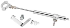 Twin Power Steering Damper Silver #36028 Harley Davidson Dyna