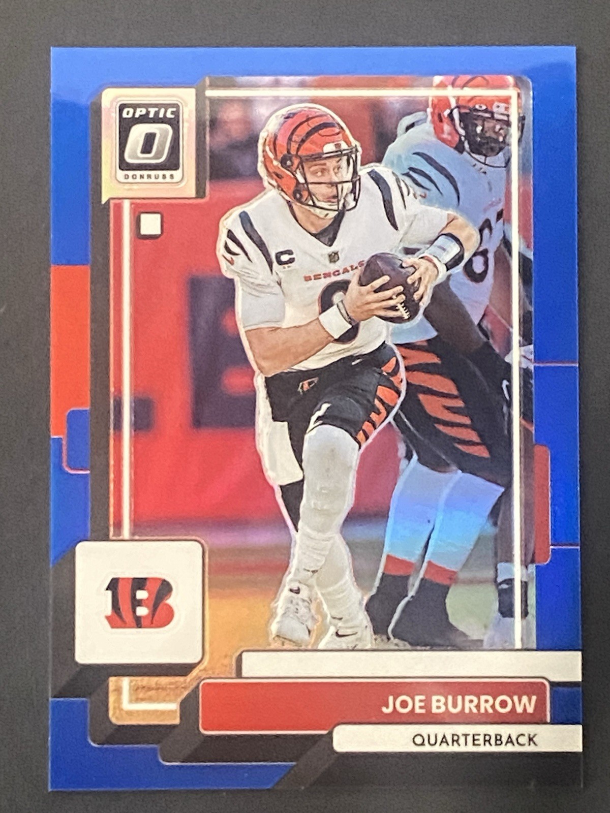 2022 Panini Donruss Optic - Joe Burrow #39 Blue Prizm /179 Cincinnati Bengals