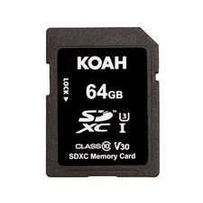 Koah Ultimate 64GB SDHC Memory Card Class10 U3 V30 UHS-I High-Speed