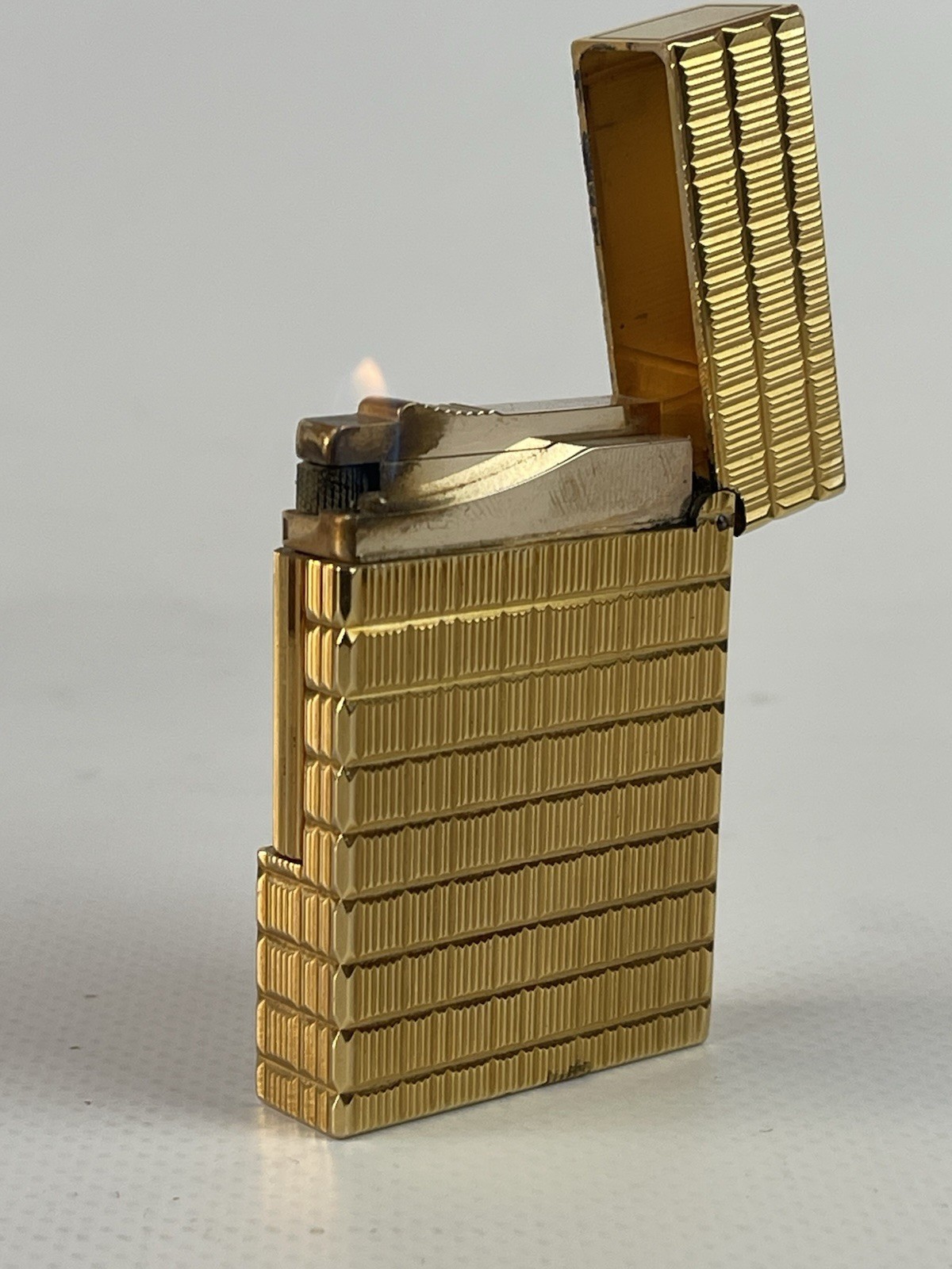 Dupont Ligne 1 Décor Large Principe Di Galles - Gold Plated