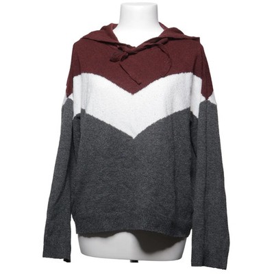 Hippie Rose, Kapuzenpullover, Größe: XL, H8F0371M, Grau/Weiß/Rot #gSi