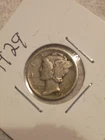 1929 10C Mercury Dime Very Good Condition