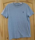 Polo Ralph Lauren Shirt Mens Small Blue Custom Fit Short Sleeve Pony Logo