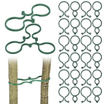 100 Pcs Plastic Climbing Plant Ties 3.80 X 2.30 X 0.30 Trellis Clips