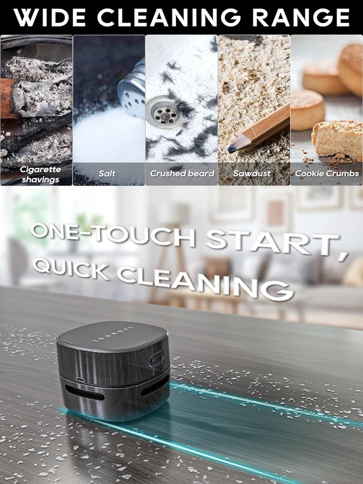 Mini Vacuum Cleaner Office Desk Dust Home For Table Sweeper Desktop Cleaner - Image 4 of 4