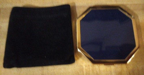 Borsa da viaggio vintage CHRISTIAN DIOR doppia compatta ottagonale specchio sacchetto antipolvere NOS EXC - Foto 5 di 18