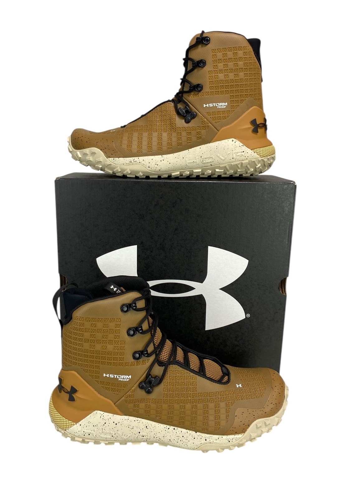 NEW Under Armour UA HOVR Dawn Waterproof 20 Boots Brown Mens 3025573-200 NIB 30590₽