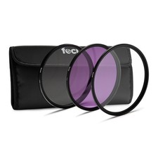 Focus Camera 55mm 3-Piece UV CPL FLD Lens Filter Kit