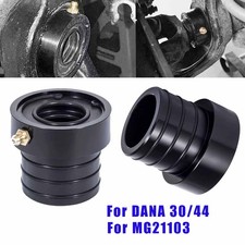 2x Black Front Axle Tube Seal For Dana 30 44 For Jeep Grand Cherokee Tj Wrangler