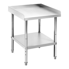 24"*24"*30" Stainless Steel Grill Prep Table Heavy Duty Utility Work Surface US