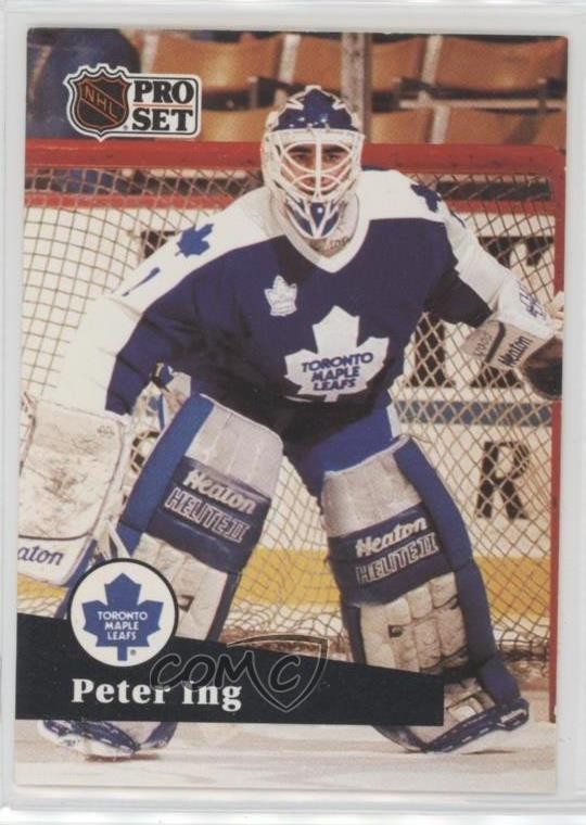 1991-92 Pro Set Peter Ing #222 1dm1