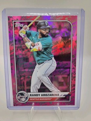 2025 Topps All Star Game Randy Arozarena Pink #/250 Seattle Mariners