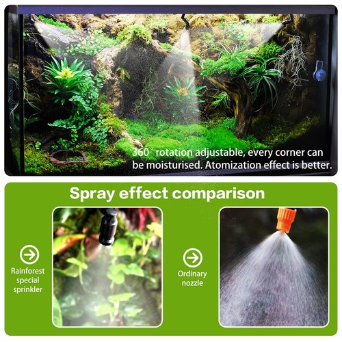 Reptile Fogger Automatic Reptile Mister Fogger for Terrarium Timed Reptile H - Picture 5 of 8