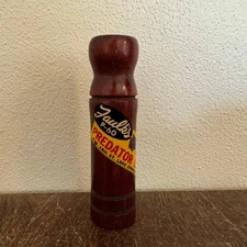 Faulks P-60 Predator Call Whistle Wooden Lake Charles, LA Vintage LOUD