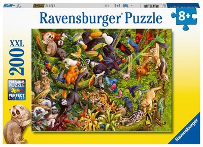 Kinderpuzzle 200 XXL Teile - Bunter Dschungel John Francis