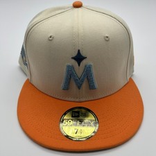 Minnesota Twins Fitted Hat Cap Adult 7 1/2 Beige Retro New Era 59FIFTY MLB NWT