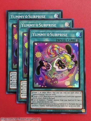 遊戯王 英語版 [EU] yummy deck Yugioh Yummy Deck Core Set 24 card JUSH Cupsy Cooky Lollipo Way