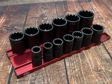 Mac Tools Svp13sbrpt 13pc 12in. Sae Spherical Impact Socket Set Mac Tools Svp13sbrpt 13pc 12in. Sae Spherical Impact Socket Set
