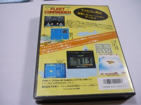 Fleet Commander W/box Instruction Naval Battle Map and Fleet Model Famicom FC 