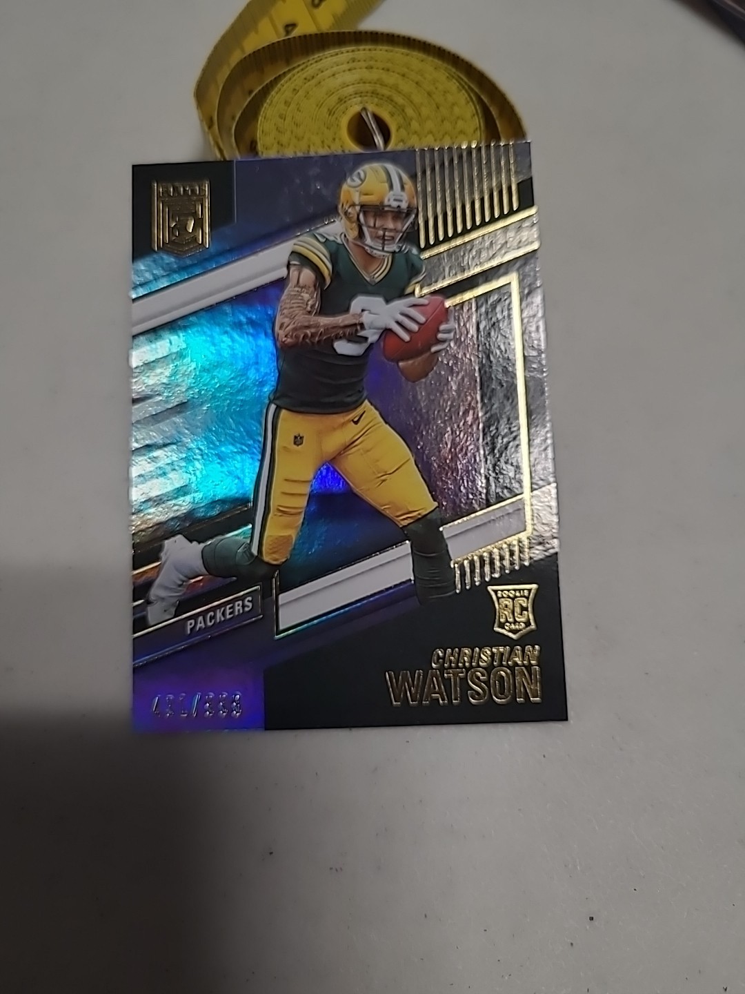 CHRISTIAN WATSON 2022 DONRUSS ELITE ROOKIE PACKERS RC 431/999 (59)