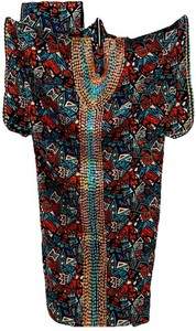 Handmade Premium Kaftan Gown - Guaranteed Wax Print Super Kristex, One Size