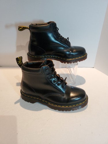 Dr. Martens Docs 939 BEN Black Smooth Leather Ankle Boots - US Womens 10 Mens 9 - Imagen 6 de 15