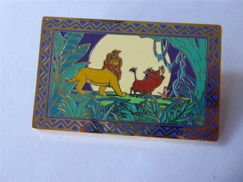 Disney Trading Pin 170582 Monogram - Simba, Pumbaa, Timon - Full Moon - Lion Kin