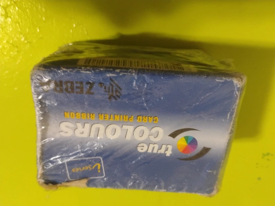 ZEBRA iSeries TEUE Colors Card Printer Ribbon YMCKO - fP310i BRAND NEW SEALED - Image 2 of 4