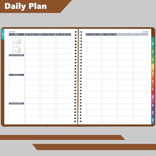 2025-2026 Weekly Appointment Book & Planner - Large 2025-2026 Daily Hourly - Picture 5 of 7