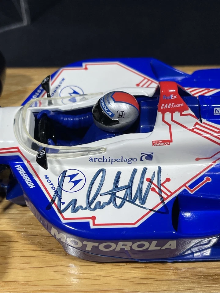 Michael Andretti ERTL Team Motorola #39  1:18 Scale Autographed - Image 4 of 4