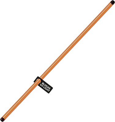 KastLite T8 Fluorescent 48'' Tube Guards | UV Amber | 6 Pack | Fits T8 Lamps Only