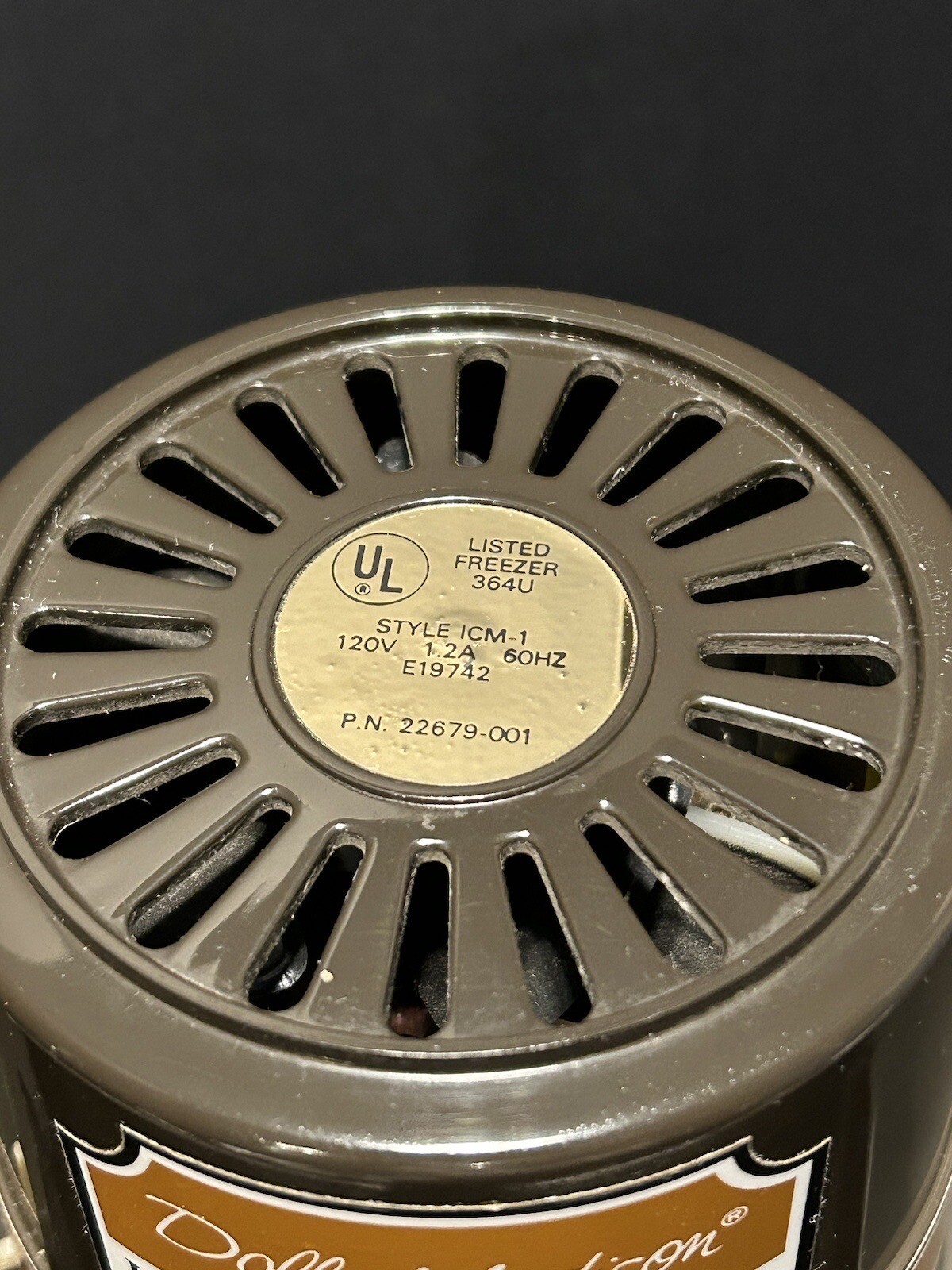 Vintage Dolly Madison Electric Ice Cream Maker Style 6 Quart Wood