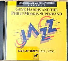 GENE HARRIS and the Philip Morris Superband - LIVE AT TOWN HALL,NYC [CD,1989]