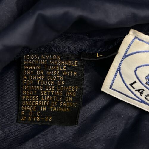 Vintage Lacoste Izod Rain Jacket Mens L Anorak Windbreaker Blue Packable - Picture 9 of 12